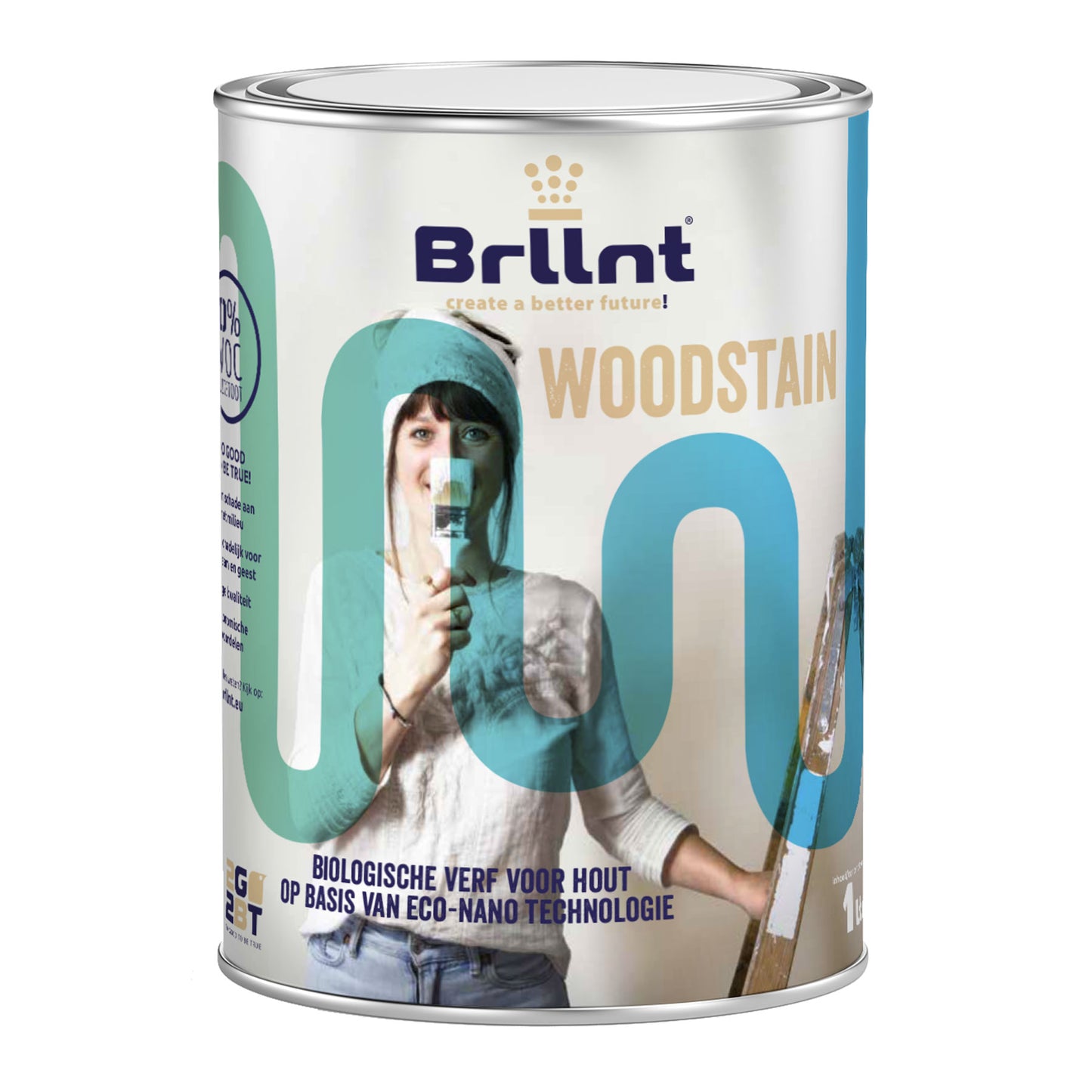 Woodstain WA RAL 6022 Bruin olijfgroen