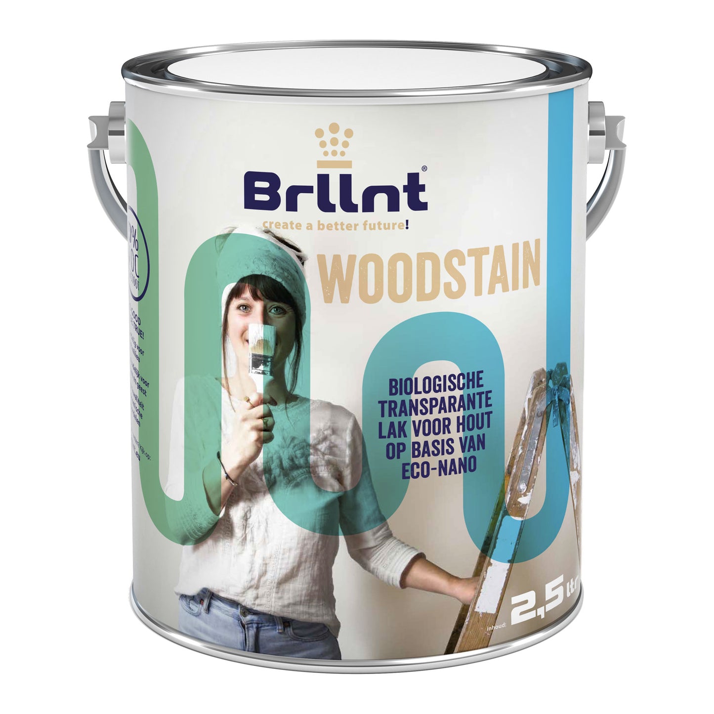 Woodstain WA RAL 6022 Bruin olijfgroen